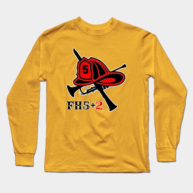 Firehouse Five Plus Two Dixeland Jazz Long Sleeve T-Shirt by The Dept. Of Citrus